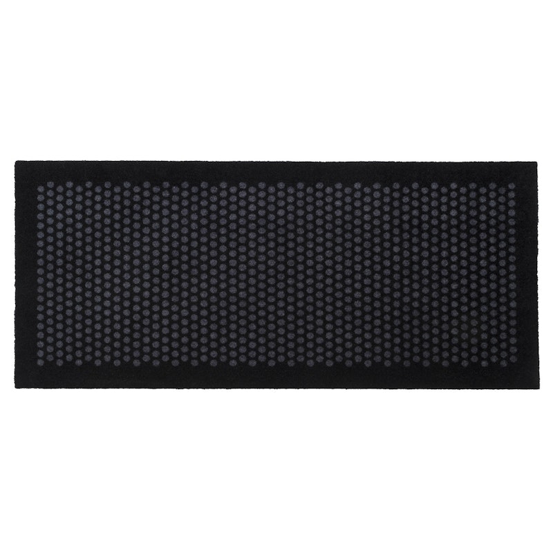 Dot Ovimatto 67x150cm, Musta/Harmaa