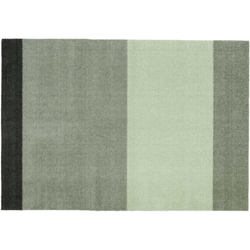 Stripes Matto Vaaleanvihreä / Tummanvihreä, 90x130 cm
