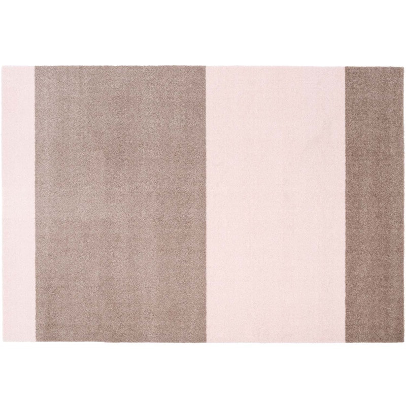 Stripes Matto Hiekanvärinen/Light Rose, 90x130 cm