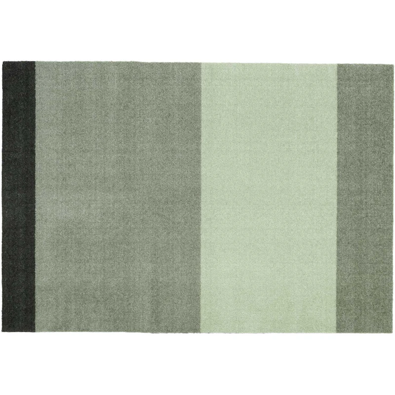 Stripes Matto Vaaleanvihreä / Tummanvihreä, 90x130 cm