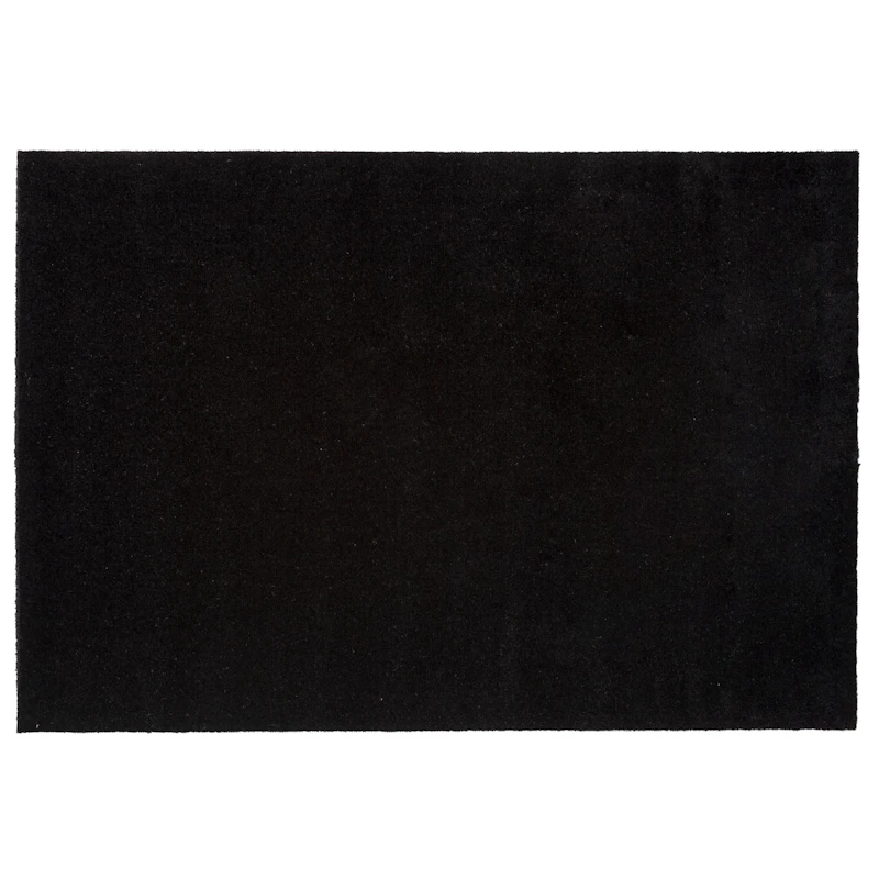 Unicolor Ovimatto Musta, 130x90 cm