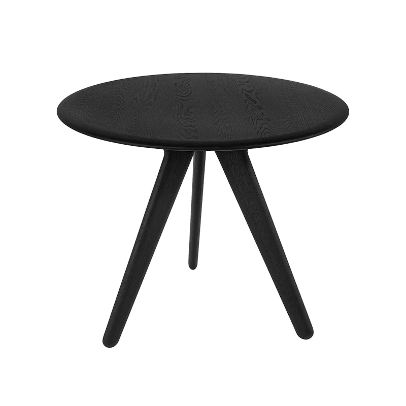 Groove Ruokapöytä Ø90 cm, Musta