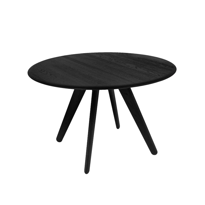 Groove Ruokapöytä Ø120 cm, Musta