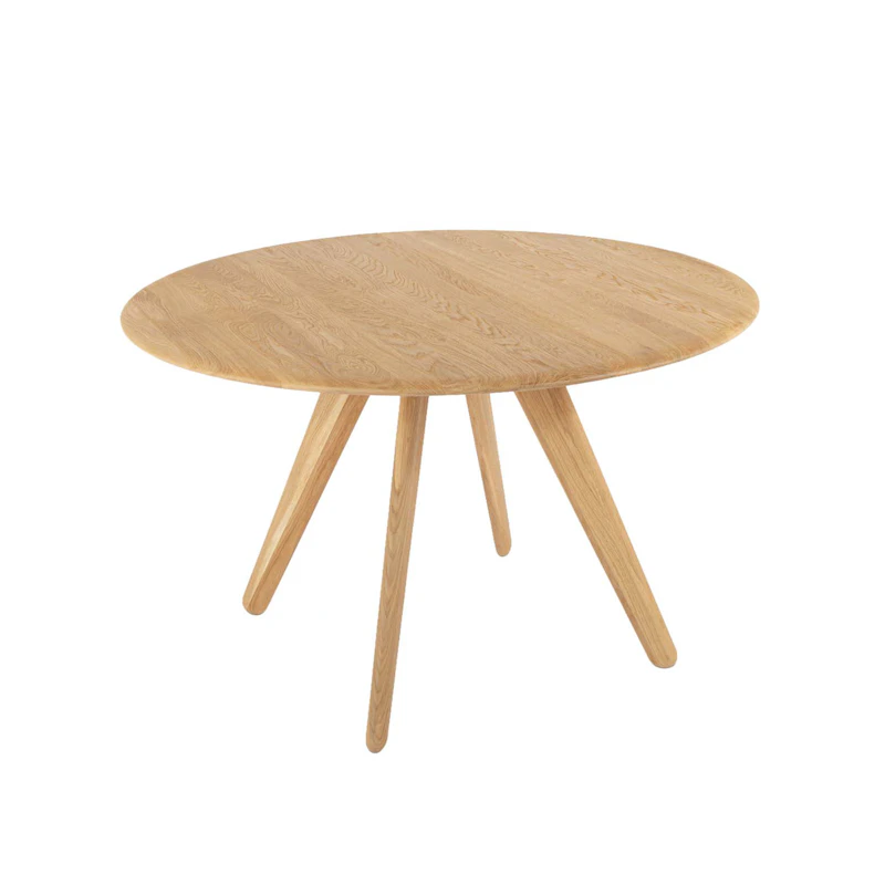Groove Ruokapöytä Ø120 cm, Oak