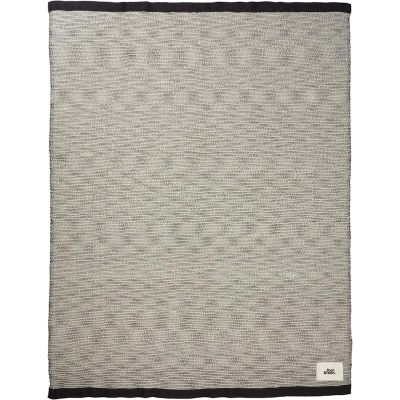 Thread Viltti 140x180 cm, Musta / Valkoinen