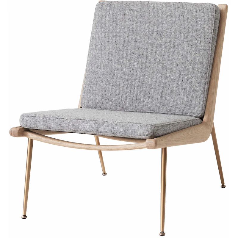 Boomerang HM1 Lounge Chair, Oiled Oak / Hallingdal 130
