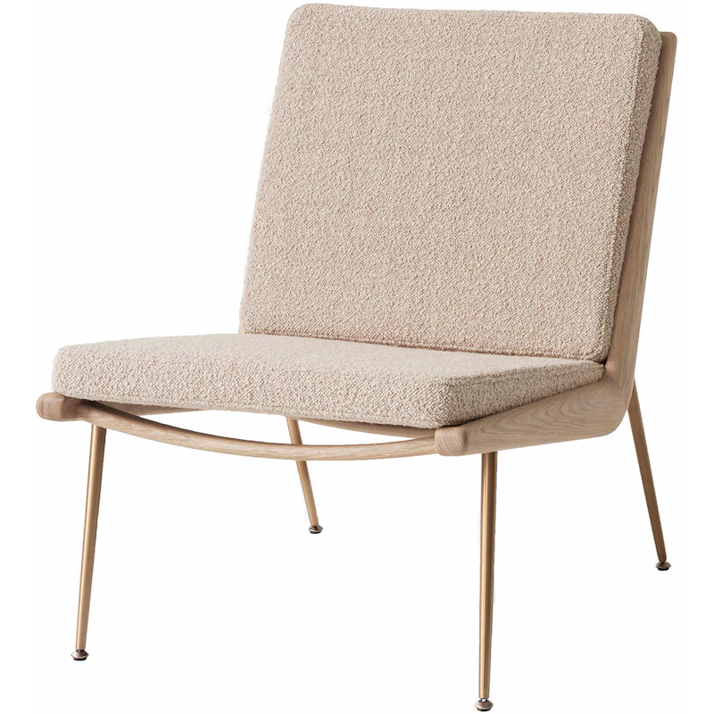 Boomerang HM1 Lounge Chair, Oiled Oak / Karakorum 003