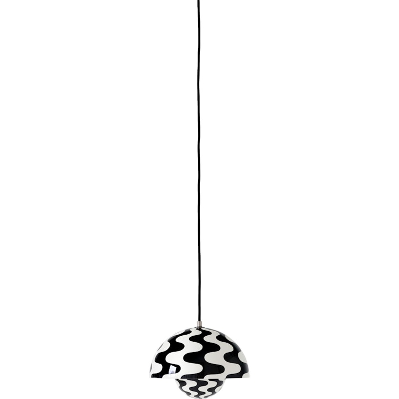 Flowerpot VP1 Riippuvalaisin, Black/White
