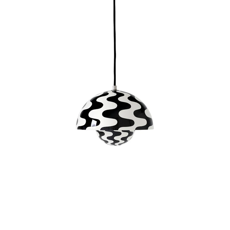 Flowerpot VP1 Riippuvalaisin, Black/White