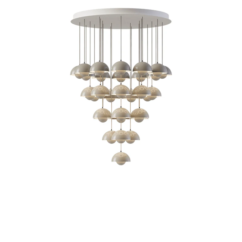 Flowerpot VP10 Kattokruunu 31 Kpl Ø89 Harmaa Beige