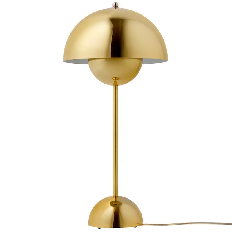 Flowerpot VP3 Pöytävalaisin, Brass-Plated