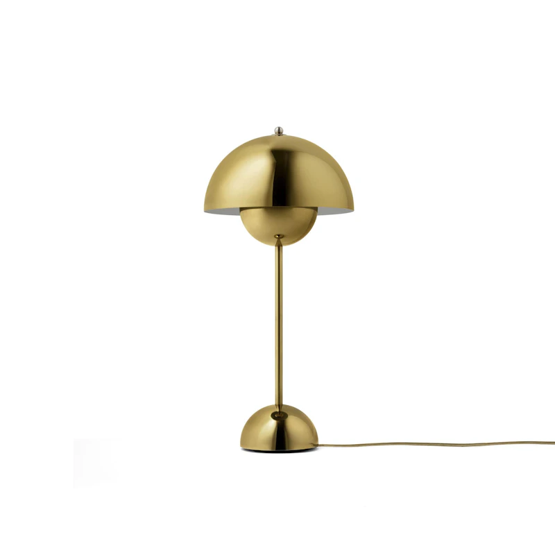 Flowerpot VP3 Pöytävalaisin, Brass-Plated