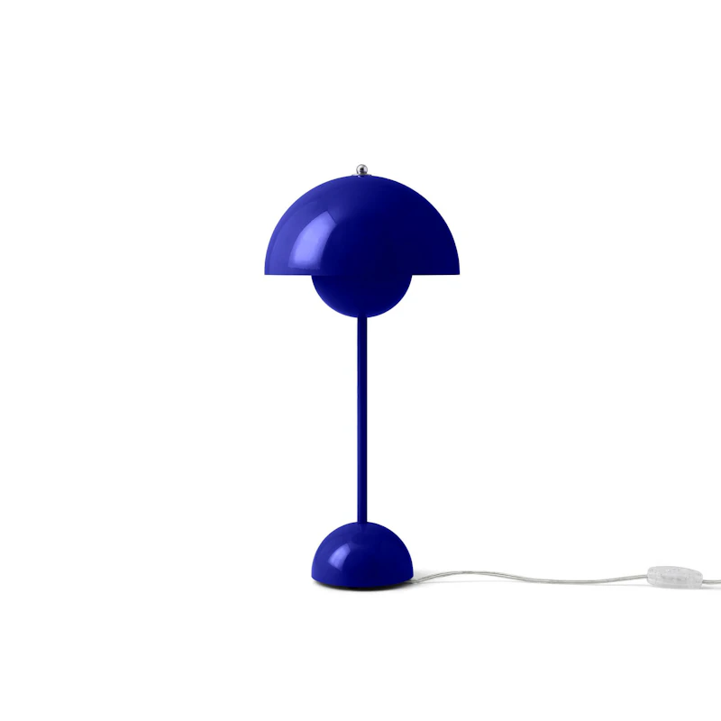 Flowerpot VP3 Pöytävalaisin, Cobalt Blue