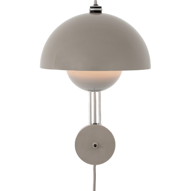 Flowerpot VP8 Seinävalaisin, Grey Beige