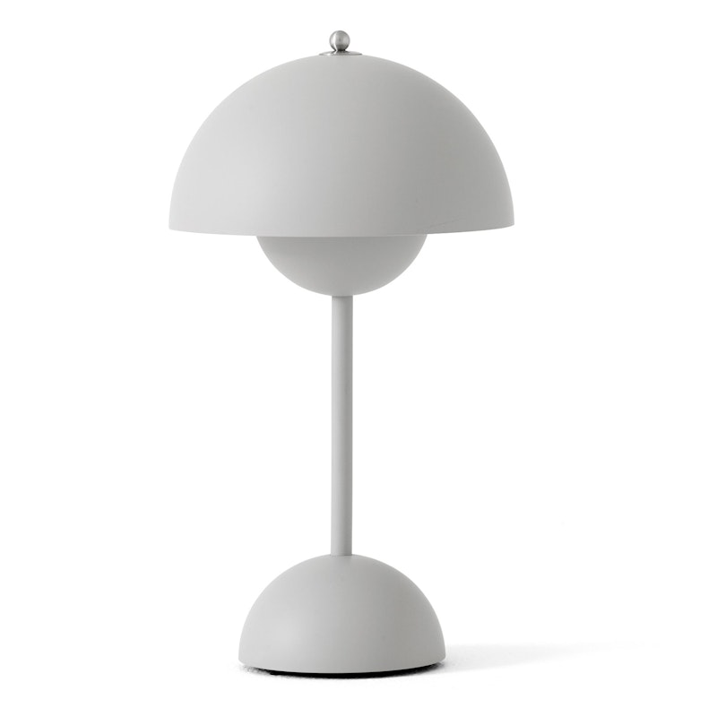 Flowerpot VP9 Pöytävalaisin Kannettava, Matt Light Grey