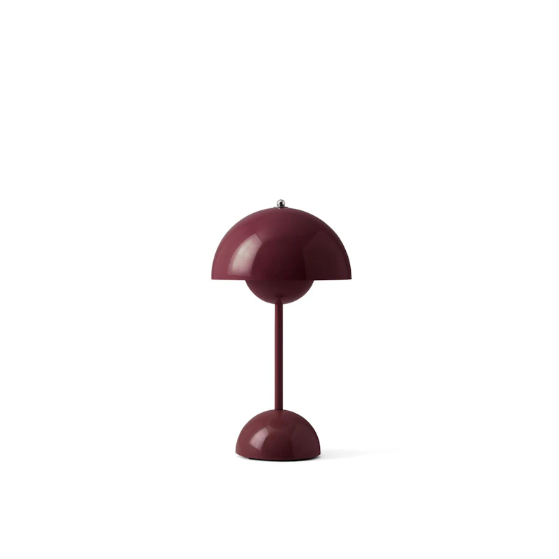 Flowerpot VP9 Pöytävalaisin Kannettava, Dark Plum
