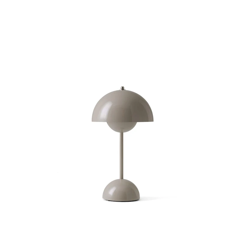 Flowerpot VP9 Pöytävalaisin Kannettava, Grey Beige