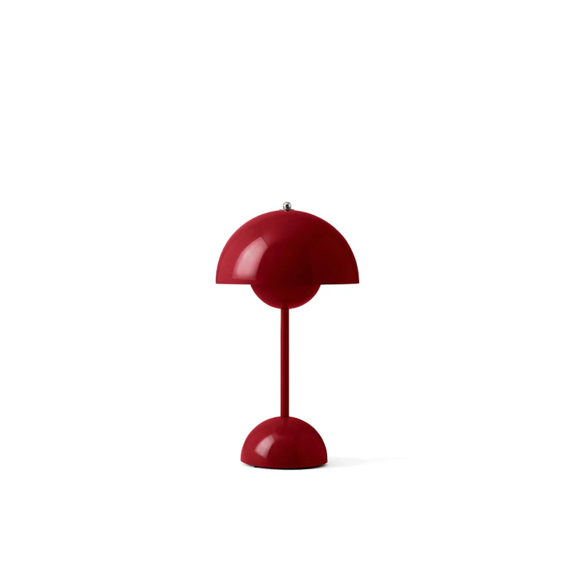 Flowerpot VP9 Pöytävalaisin Kannettava, Vermilion Red