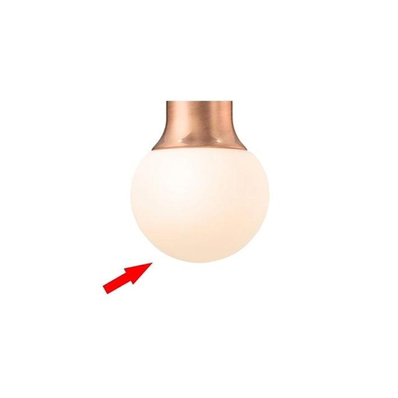 Lasikupu Mass Light Riippuvalaisimeen Opaali