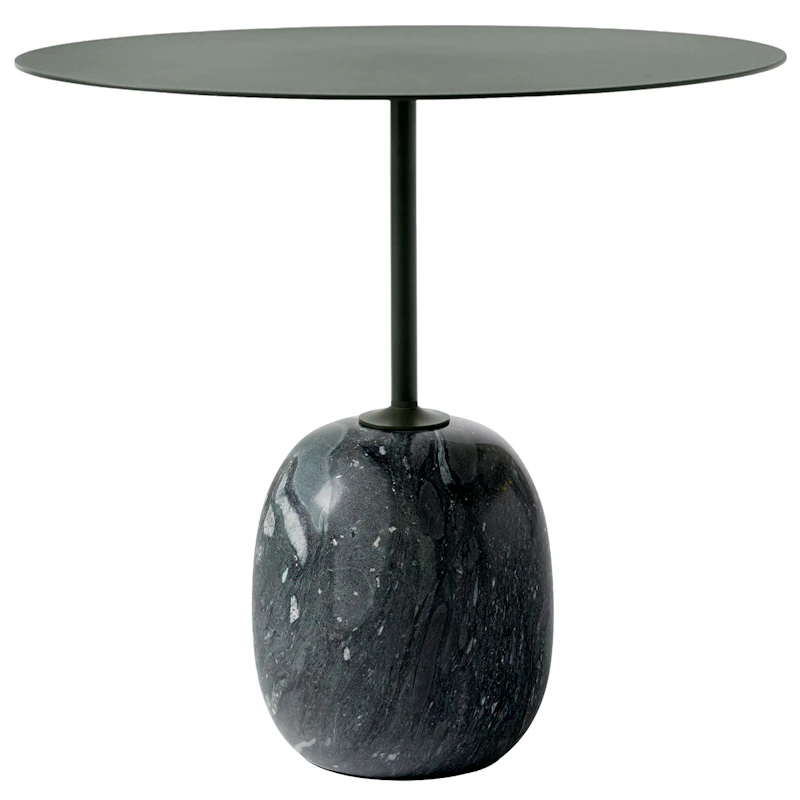 Lato LN9 Pöytä Soikea, Deep Green / Verde Grigio Marble