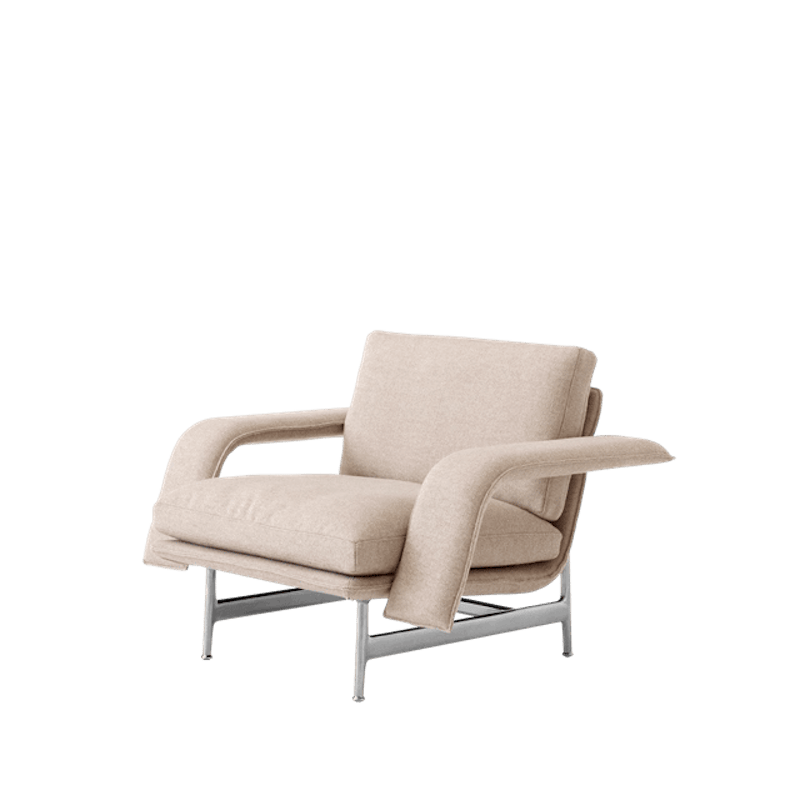 Meantime AV29 Nojatuolisohva Kiillotettu Alumiini/Hallingdal 0220