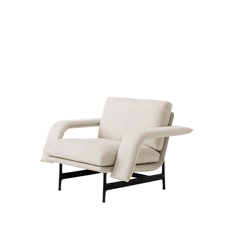 Meantime AV29 Nojatuolisohva Varm Sort/Ecriture 0210