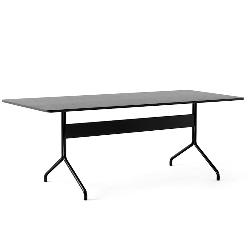 Pavilion AV19 Dining Table 200x90 cm, Black Oak/Black