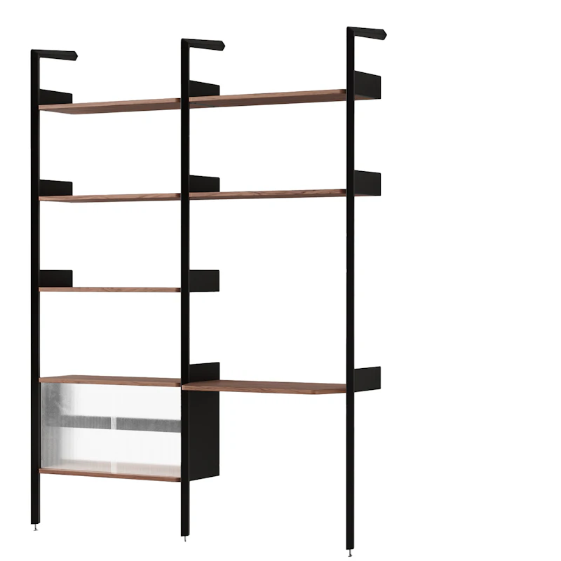 Rombe IF2/IF6 Hyllyjärjestelmä Config D, Saksanpähkinä