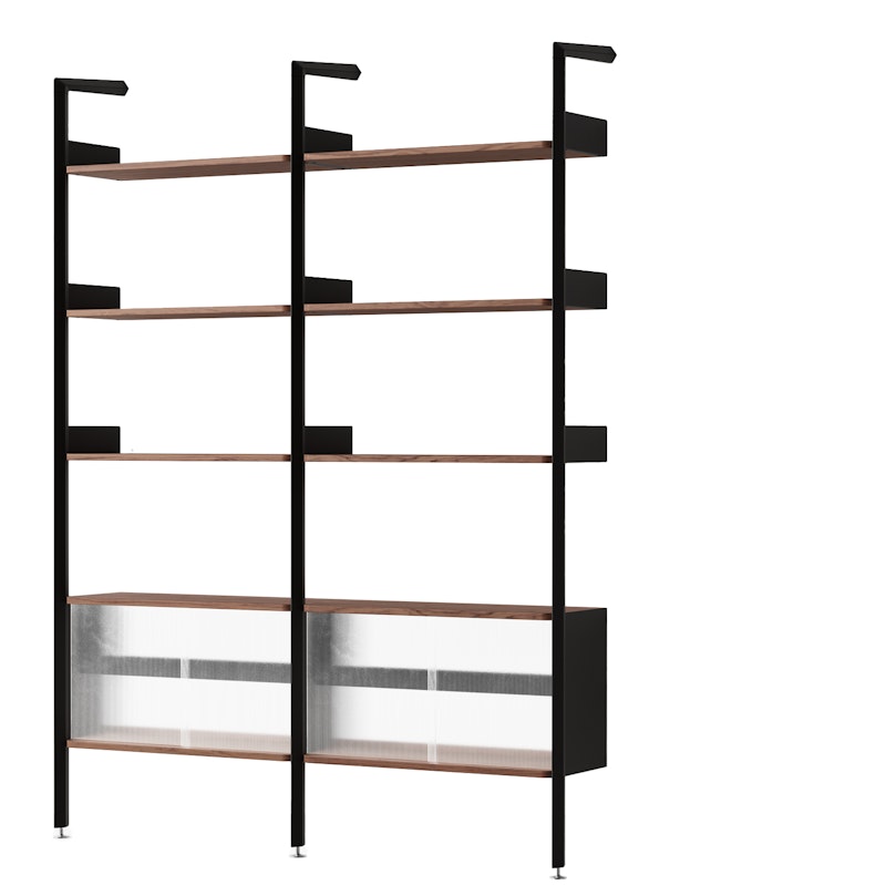 Rombe IF3/IF6 Hyllyjärjestelmä Config E, Saksanpähkinä