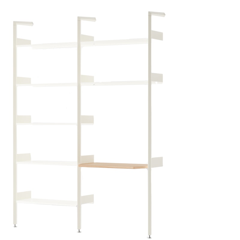 Rombe IF1/IF5 Hyllyjärjestelmä Config B, Alabaster