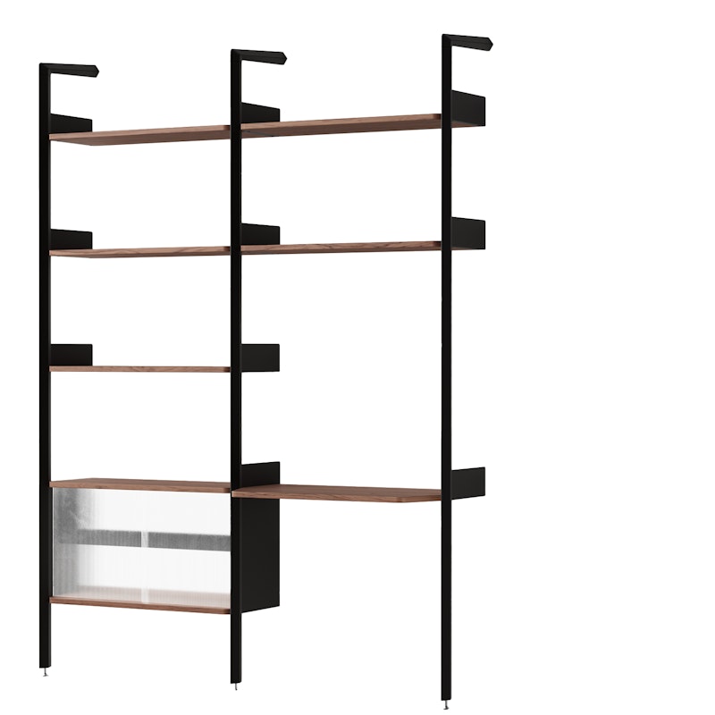 Rombe IF2/IF6 Hyllyjärjestelmä Config D, Saksanpähkinä