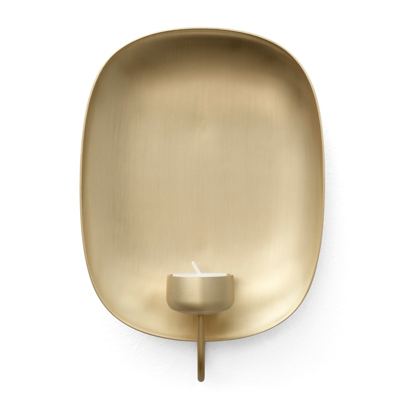 Votive AV20 Seinäkynttilänjalka, Brushed Brass