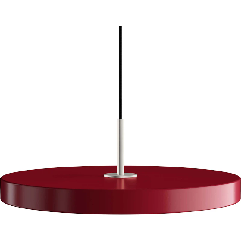 Asteria Plus Riippuvalaisin Keskikokoinen, Ruby Red / Teräksenharmaa
