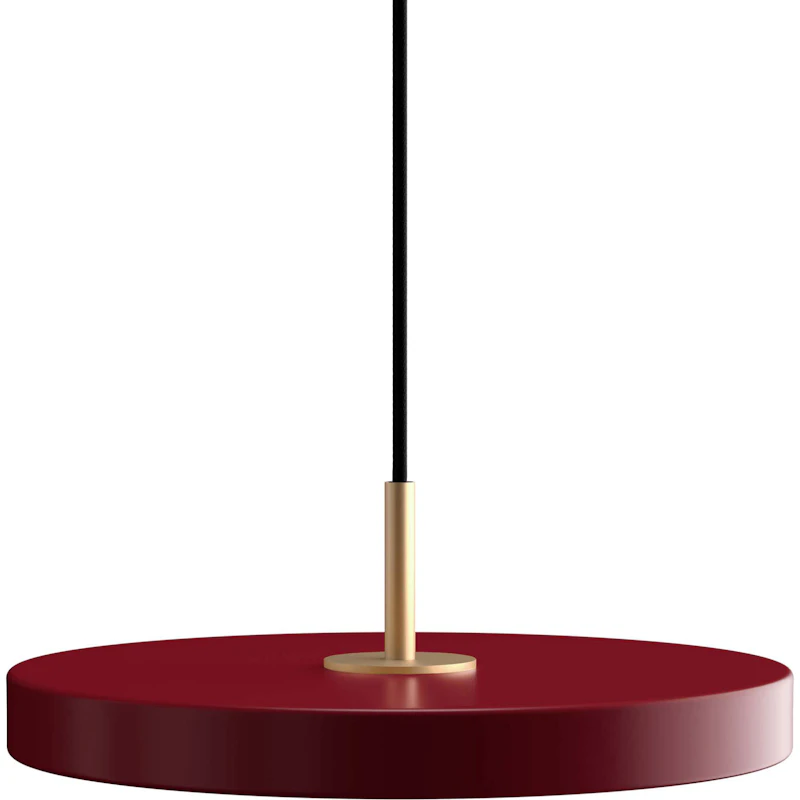 Asteria Plus Riippuvalaisin Mini, Ruby Red / Messinki