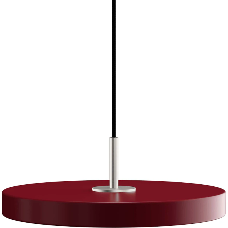 Asteria Plus Riippuvalaisin Mini, Ruby Red / Teräksenharmaa
