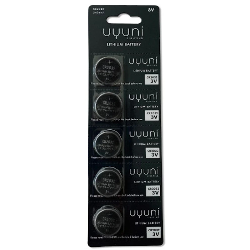 CR2032 Battery 3V 240mAh, 5-pack