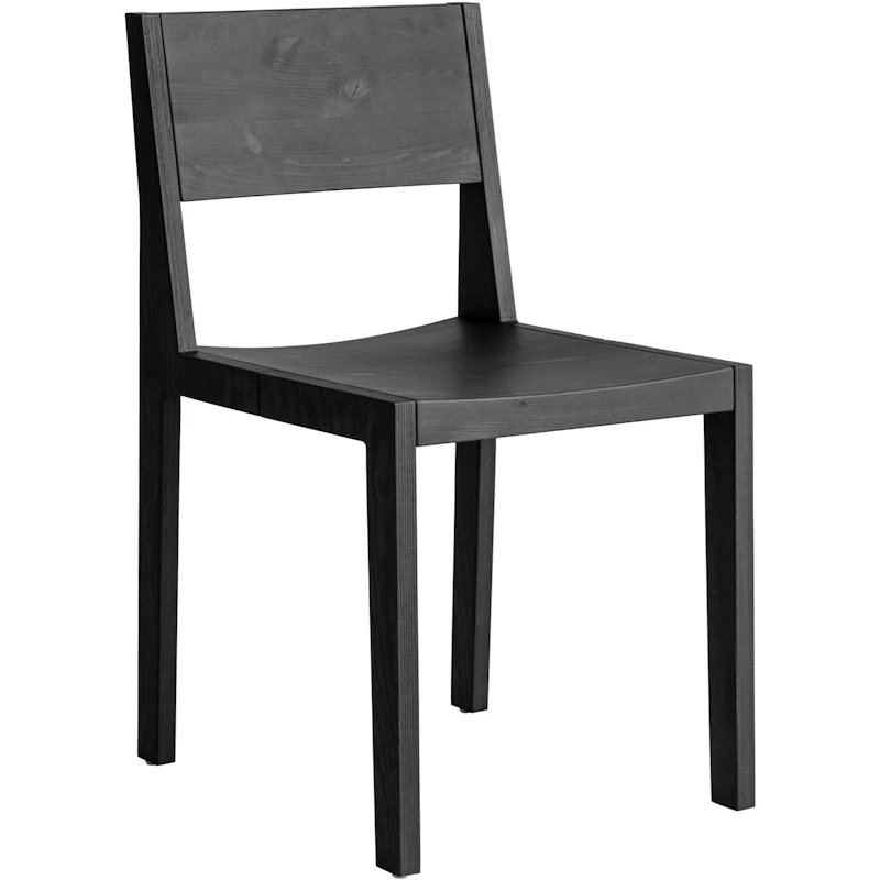 016 Maasto Ruokapöydän Tuoli, Musta