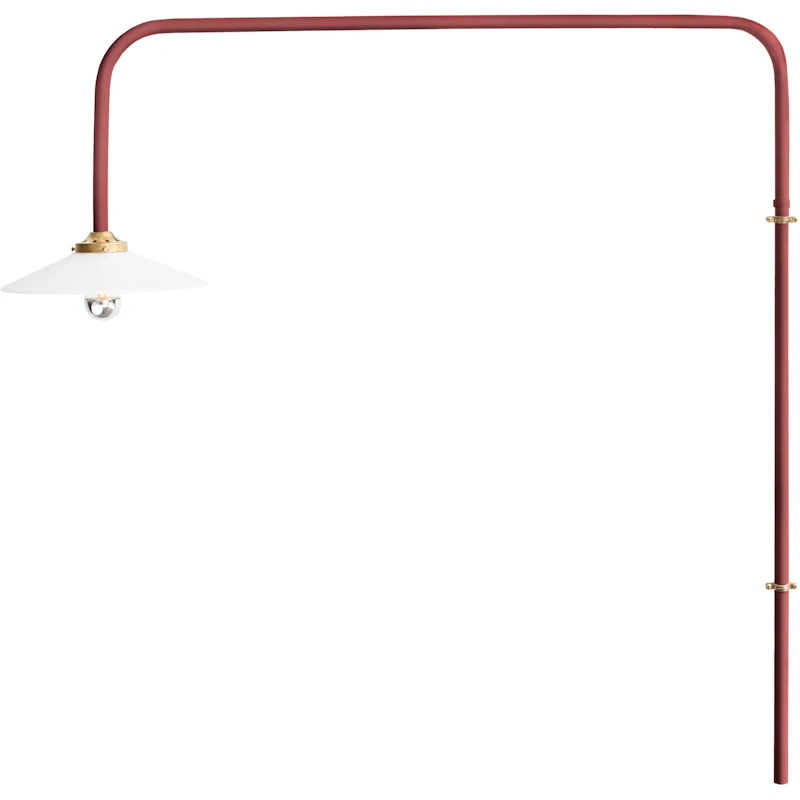 Hanging Lamp N°5 Seinävalaisin, Menie Red