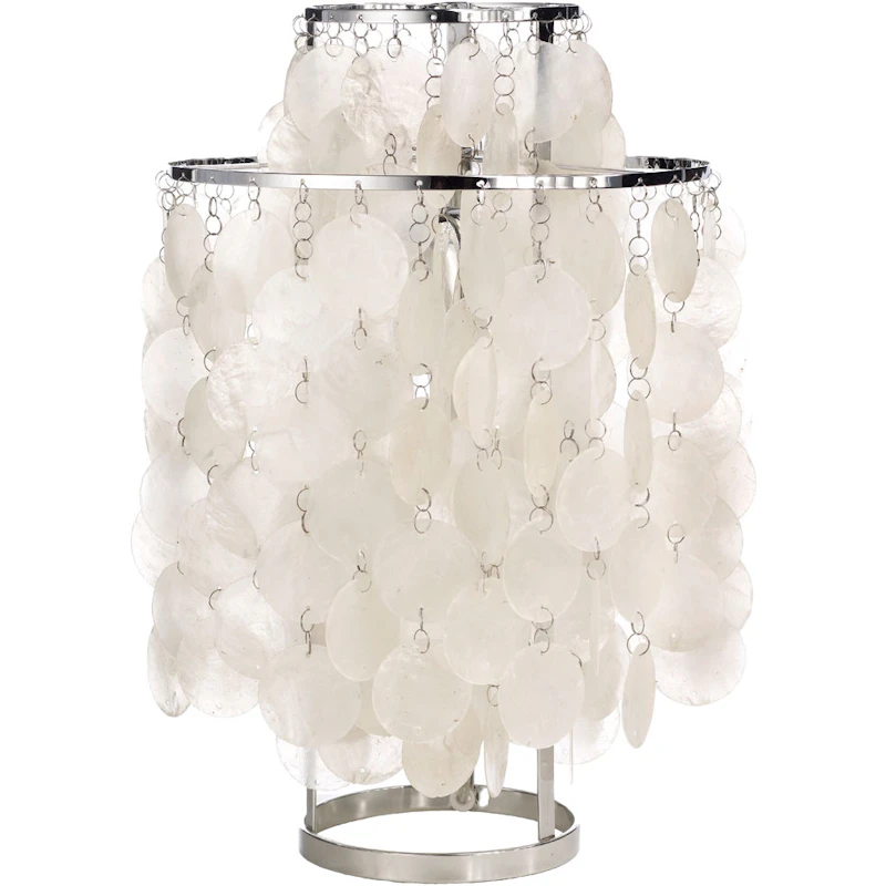 FUN 2TM Pöytävalaisin, Krominvärinen / Seashell