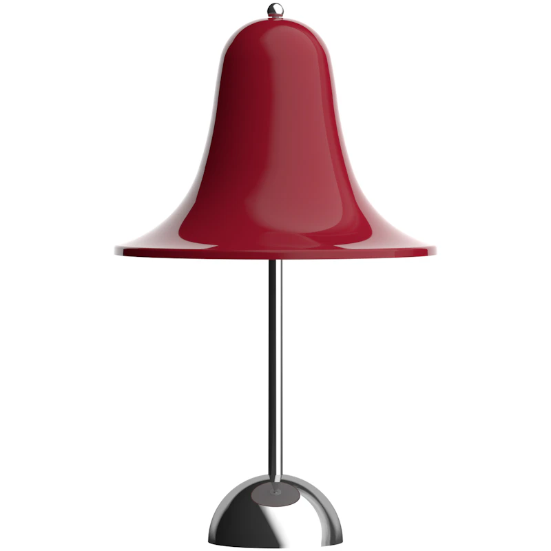 Pantop Pöytävalaisin Kannettava Ø18, Krominvärinen / Cherry Red