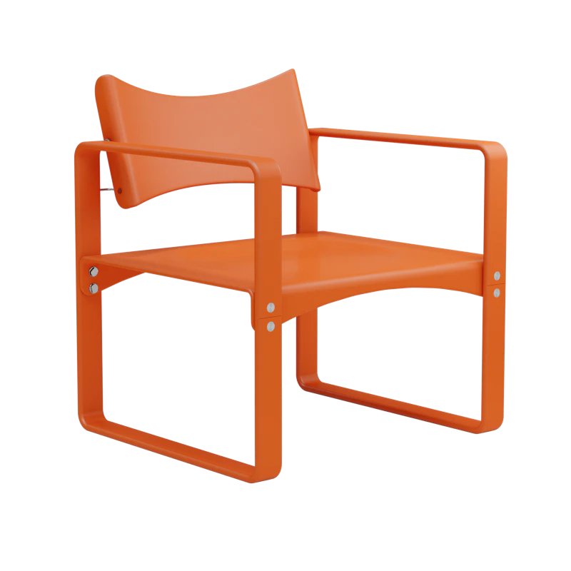 Series 270 F Nojatuoli, Orange Red