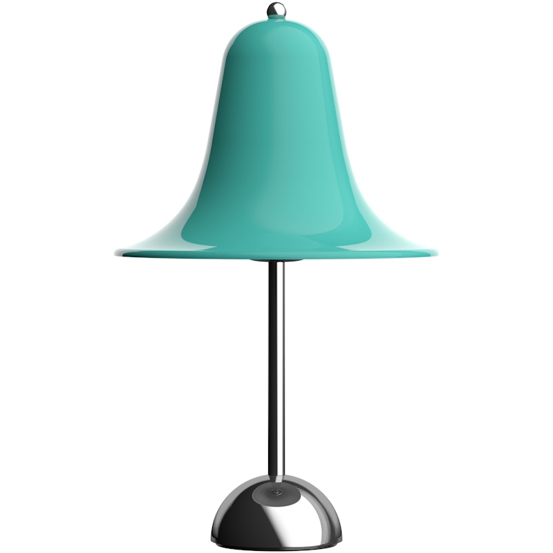 Pantop Pöytävalaisin Ø23, Kromi / Light Teal