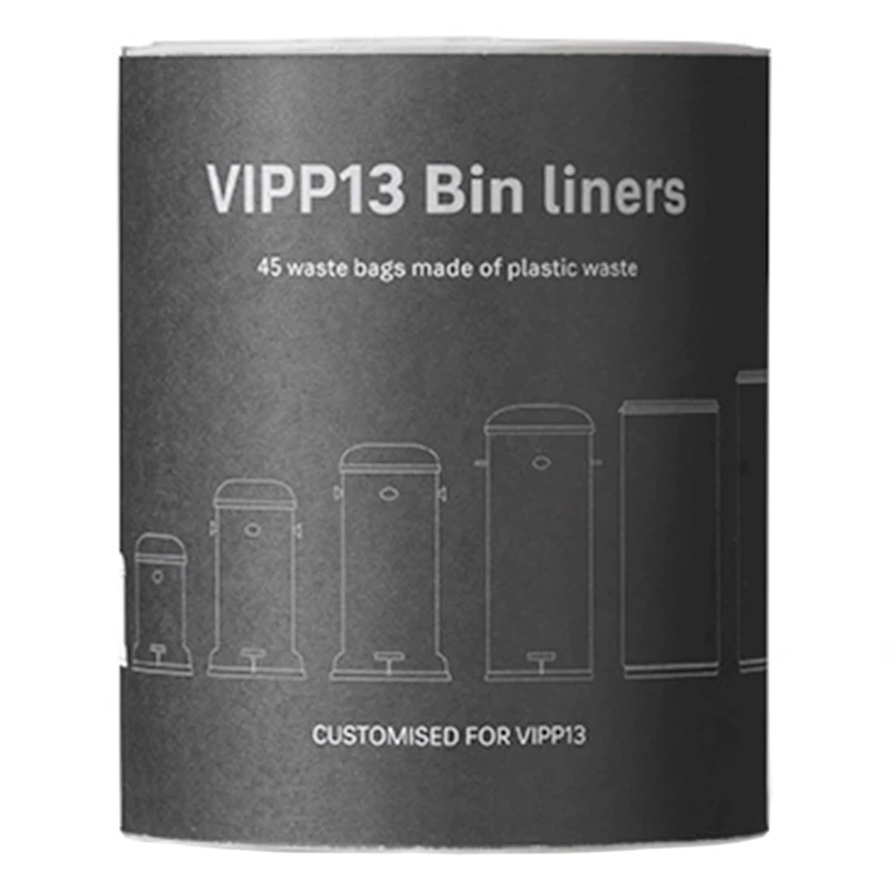 Vipp 13 Roskapussi Poljinroskakorille 8 kpl:n pakkaus, 4 L
