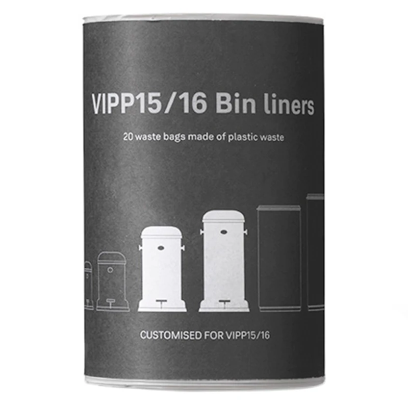 Vipp 15/16 Roskapussi Poljinroskakorille 8 kpl:n pakkaus, 18 L