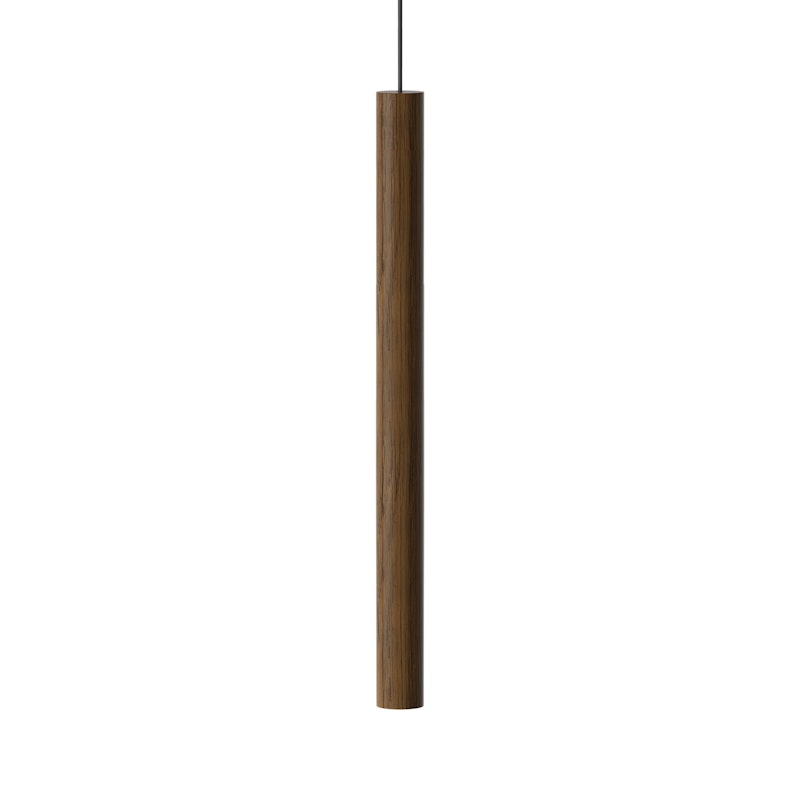 Chimes Tall Ceiling Lamp, Dark Oak