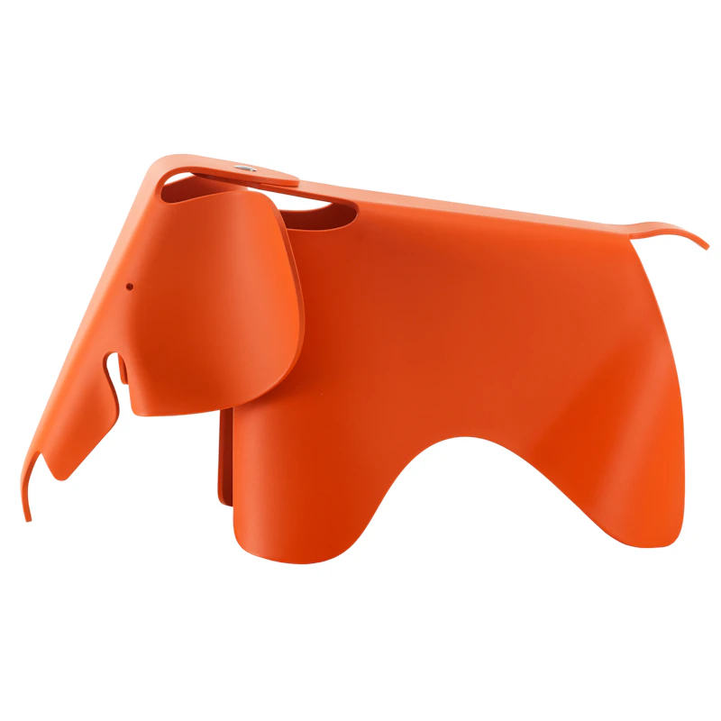 Eames Elephant Jakkara Suuri, Red Orange