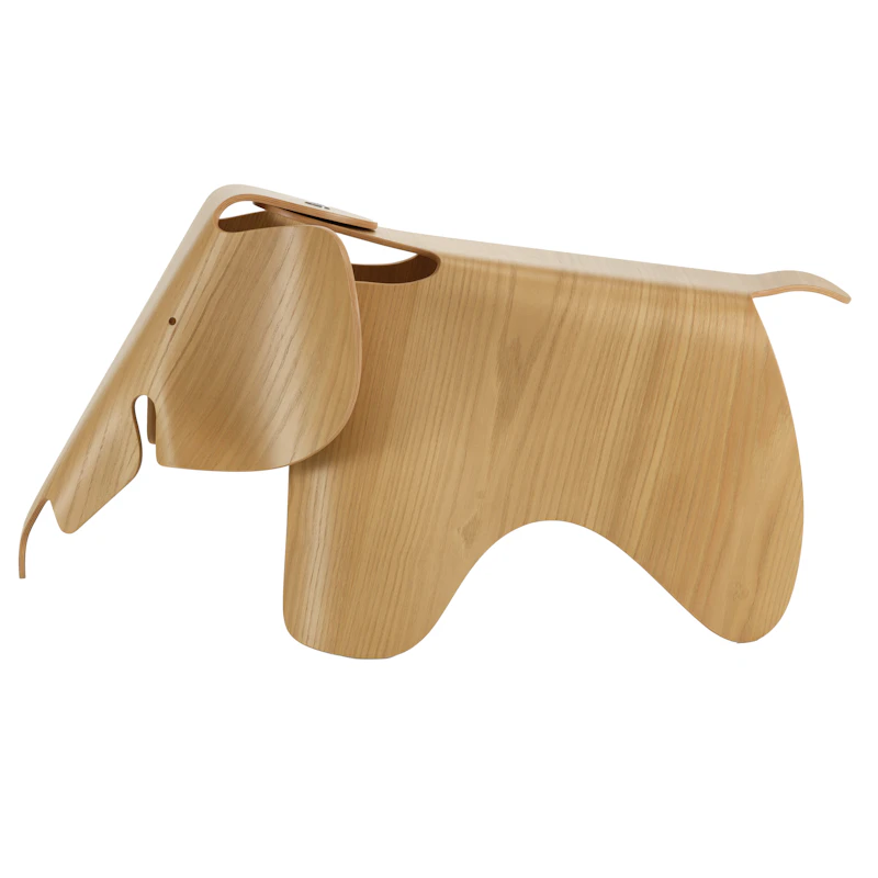 Eames Elephant Jakkara Suuri, Vaneri Pähkinänruskea