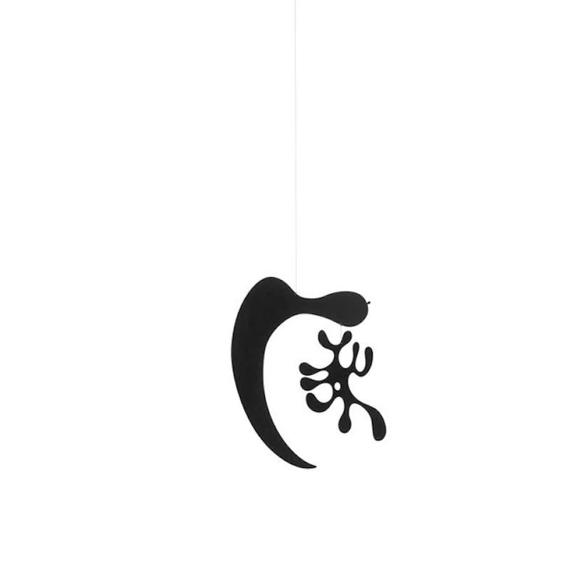 Eames Plywood Sänkymobile Model AL, Musta