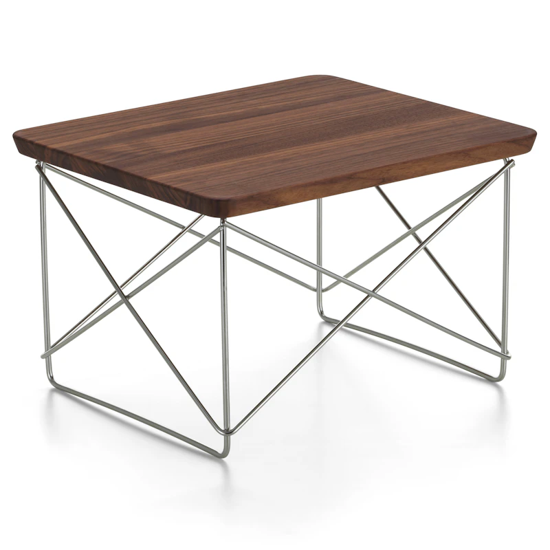 Occasional LTR Sivupöytä, Saksanpähkinä / Ruostumaton Teräs