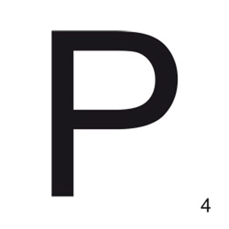 Letter P Juliste